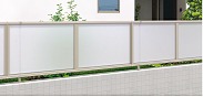 mekakushi-fence-semitransparent-panel-design